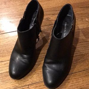 Black booties size 7.5